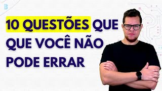 10 QUESTÕES QUE VOCÊ NÃO PODE ERRAR  INFORMÁTICA PARA CONCURSOS [upl. by Ydnik901]