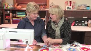 The Quilt Show BERNINA Sewing Hexies Using the BERNINA Stitch Counter HD [upl. by Hurff916]