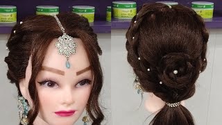 Ponytail Hairstyles With simple braid and twist  Beautiful Hairstyles [upl. by Maureene]