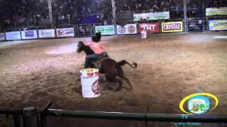 TV Ituverava  Prova dos tres Tambores e Montarias no Ituverava Rodeo Show [upl. by Baxie]