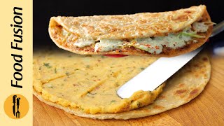 New Paratha Aloo Wrap  Breakfast  Sehri special Recipe by Food Fusion [upl. by Eelamme]