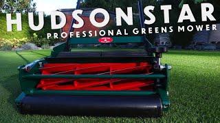 11 Messer Handspindelmäher  HUDSON STAR Professional Greens Mower [upl. by Heyward119]