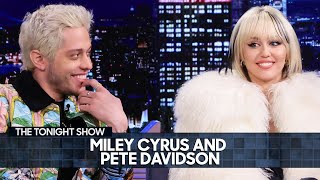 Pete Davidson Might Make His Singing Debut at Miley Cyrus’ New Year’s Eve Party  Tonight Show [upl. by Kcirtap]