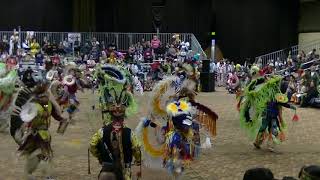 Mens TriStar Fancy Sunday Finals Sg 2 at Shooting Star Powwow January 2018 [upl. by Nylarad]