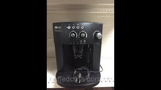 Delonghi Magnifica esam 4000 приготовление капучино [upl. by Ilera766]