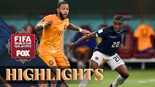 Netherlands vs Ecuador Highlights  2022 FIFA World Cup [upl. by Bethel]