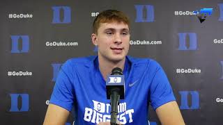 Cooper Flagg Duke Media Day Interview Full [upl. by Dorcy]