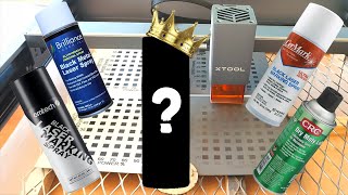 Which is the best Laser Spray for Stainless Steel 10w Diode laser 100 vs 14 per can [upl. by Aiza]