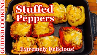 Stuffed Bell Peppers Very delicious recipe 😋 [upl. by Eerased698]