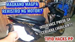 REHISTRO NG MOTORCEBUANA LHUILLIER INSURANCE NA MURA [upl. by Xuaeb]