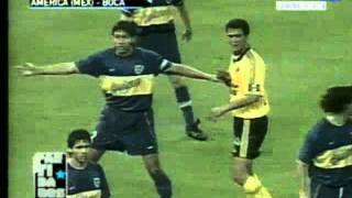 Copa Libertadores 2000 Semifinal Vuelta  América de MX 4  Boca 5 Resumen Completo [upl. by Cheney]