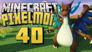 BATTLING MEGA CHARIZARD X  Minecraft Pixelmon Public Server  Episode 40 [upl. by Kazmirci]