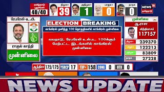 Election Result 2024  காங்கிரஸ் தனித்து 100 தொகுதிகளில் காங்கிரஸ் முன்னிலை  NDA vs INDIA [upl. by Aicened391]