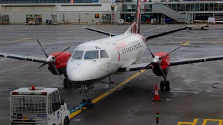 HD Loganair’s Saab 340 Farewell Tour  Full Flight  Glasgow to Glasgow  GLGNJ [upl. by Carrel]