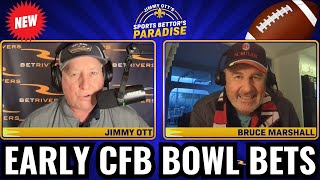 NCAAF Bowl Game Best Bets 1216  1221 with Bruce Marshall [upl. by Doro13]