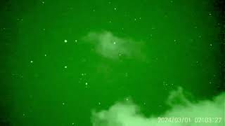 Mysterious flashes amp cloud scenery NVG10 Night Vision [upl. by Aynom356]