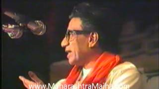 ShivSena Pramukh Balasaheb Thackeray at Akola on 04 December 1988  Part 04 [upl. by Aikaz868]