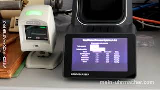 Witschi ProofMaster Pro Firmware Update 200 [upl. by Akieluz]