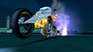 GTA SA  Ghost Rider  Bike Test [upl. by Davin]