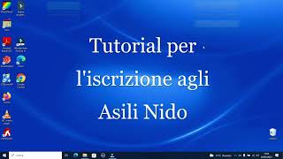 Tutorial iscrizioni online asili nido [upl. by Alecia]