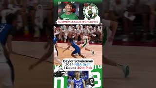 quotBaylor Scheierman Was Cookin’ in Summer Leaguequot  2024 NBA Summer League 🍀🍀 celtics nba [upl. by Sanderson]