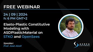 ElastoPlastic Constitutive Modeling with ASDPlasticMaterial on STKO and OpenSees [upl. by Aianat]