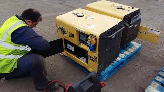 Kipor KDE 6700TA Diesel Generator no 3 video 2 [upl. by Stanway]