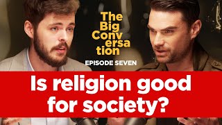 Ben Shapiro vs Alex OConnor • Is religion good for society [upl. by Edieh]