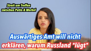 Gegenseitige Lügenvorwürfe Deutsches amp russisches Außenministerium im Verbalduell [upl. by Netsrijk]