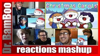 Christmas Carols REACTIONS MASHUP [upl. by Ronen690]