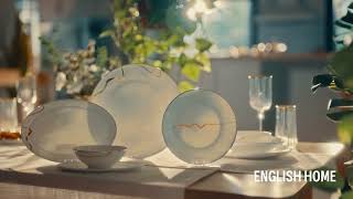 English Home Ultra İnce ve Süper Dayanıklı Porselen Takımı Sizlerle [upl. by Solley]