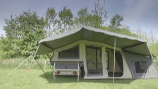 2018 Campooz Lazy Jack trailer tent review Camping amp Caravanning [upl. by Annelise]