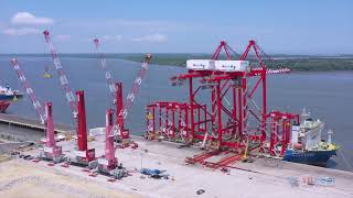 YILPORT Puerto Bolívar is Ready to Serve with 2STS and 6 RTG Cranes [upl. by Vizza529]