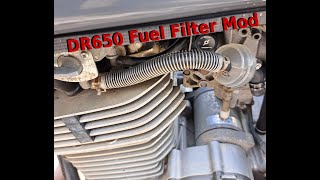 Gas Filter Change  Mod For the Suzuki DR650 [upl. by Solracesoj588]