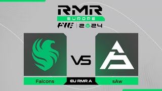 Falcons проти sAw  PWE CS2 EU RMR A 2024 [upl. by Icul]