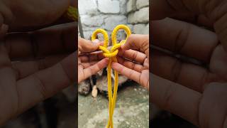 Most Beautiful rope knot skills shorts youtubeshorts trending [upl. by Cressy964]