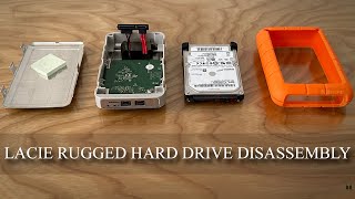 Disassembling a LaCie Rugged External Hard Drive for Data Recovery [upl. by Radke]