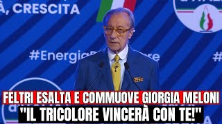 VITTORIO FELTRI LO STRAORDINARIO INTERVENTO CHE COMMUOVE GIORGIA MELONI [upl. by Rab]