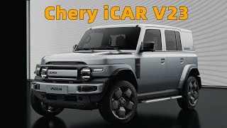 Chery iCAR V23 Detail electric offroad vehicle 500km range indepth Walkaround [upl. by Eemia]