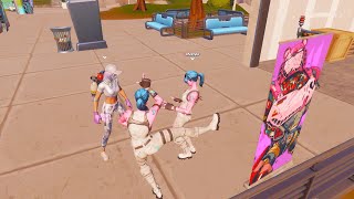 Pink Ghoul Trooper Was Being TOXIC So I FLEXED the RAREST SKINS in Fortnite In Party Royale [upl. by Nnayllek]