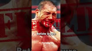 BATISTA Almost Got Fired By VINCE MCMAHON Because of This [upl. by Cheria133]