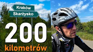 200 km na rowerze  Kraków  SkarżyskoKamienna [upl. by Cohlette]