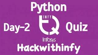 INFYTQ Fundamental of programming using python MCQ [upl. by Assiren]