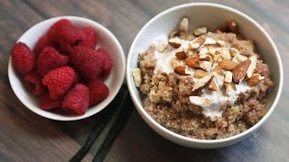 3 Quinoa Breakfast Bowls  Back to School Recipes [upl. by Siger726]