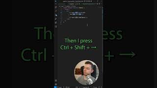 VS Code Wrap Text With HTML Tags Shortcut [upl. by Ahsilad]