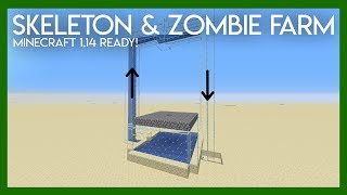 EASY ZombieSkeleton Farm Tutorial Works in 120 [upl. by Enra]