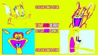 Tom and Jerry  ScreamLaughGrin Compilation EARRAPE [upl. by Furmark868]