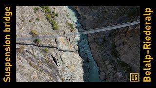 Hängebrücke Riederalp  Belalp Aletsch Wallis [upl. by Drida441]