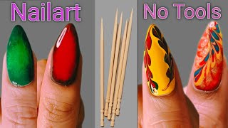 Easy nail art design at home for beginnersनेल आर्ट डिजाइन 🥰nailart diy naildesigns [upl. by Kussell]