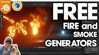 FREE Fire and Smoke Generators for Blender are Here [upl. by Huxham]